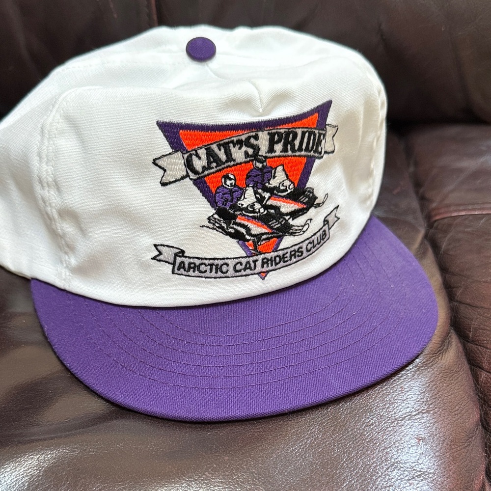 White and Purple Hat